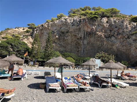 Naturist beaches Cantarriján, La Herradura, Almuñecar, Motril。